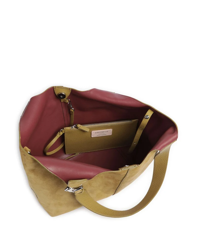 Coccinelle C-Easy Suede Sac fourre-tout seagrass