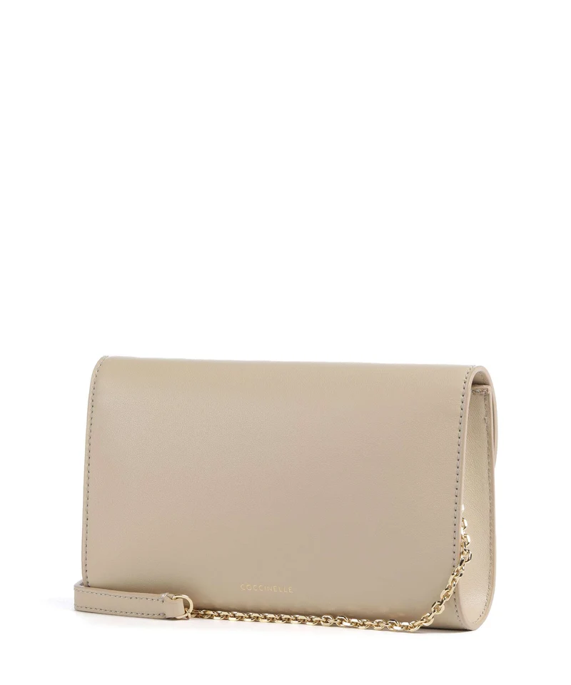 Coccinelle Nikla Smooth Sac bandoulière sandshell
