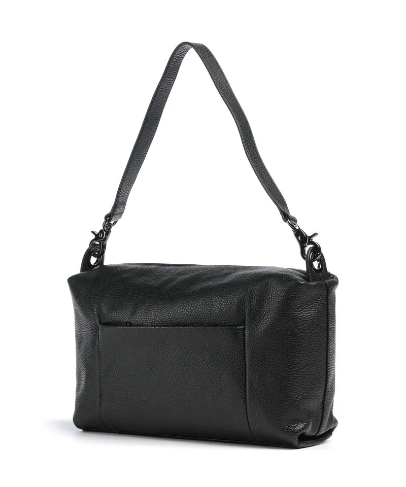 Mandarina Duck Mellow Leather Sac porté épaule nero