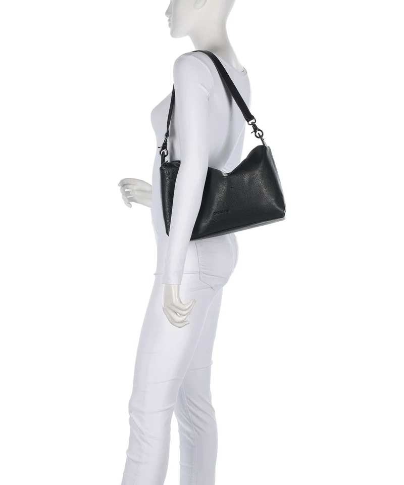 Mandarina Duck Mellow Leather Sac porté épaule nero