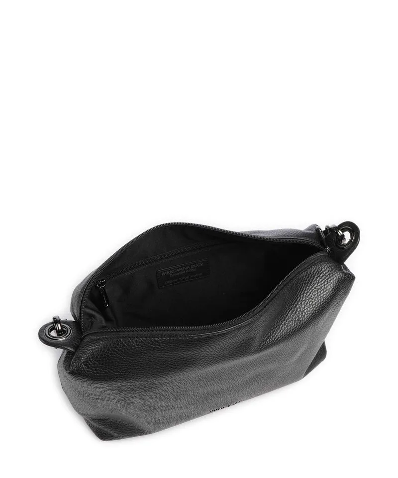 Mandarina Duck Mellow Leather Sac porté épaule nero