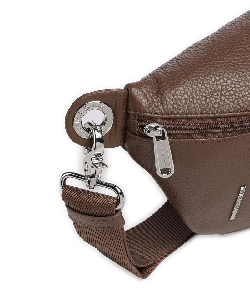 Mandarina Duck Mellow Leather Sac banane milk chocolate