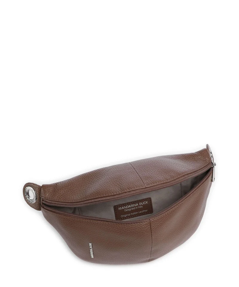 Mandarina Duck Mellow Leather Sac banane milk chocolate