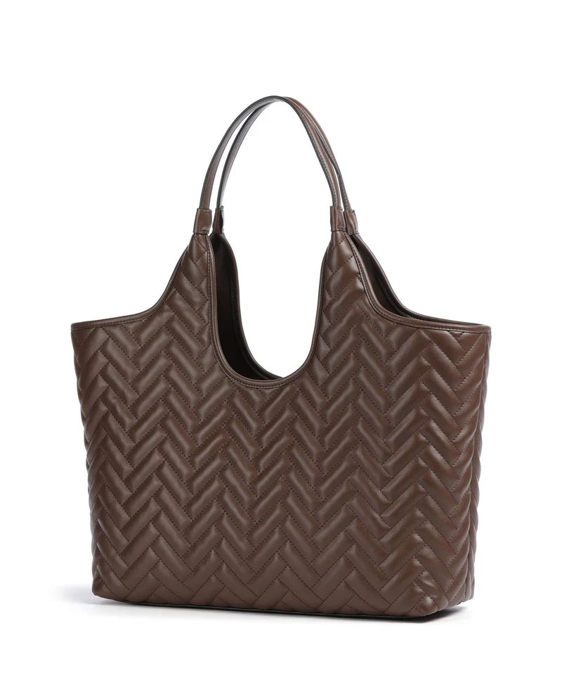 Karl Lagerfeld K/Brick Medium Cabas dark friar brown