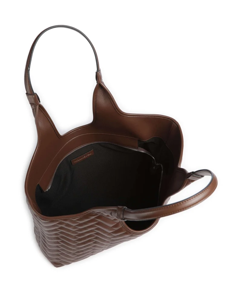 Karl Lagerfeld K/Brick Medium Cabas dark friar brown