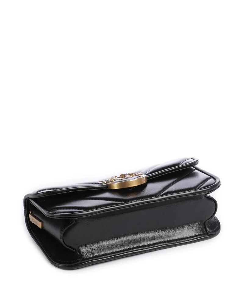 Pinko Love Box Horizontal Sac porté épaule nero/antique gold