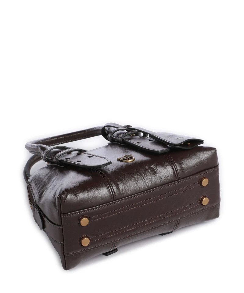 Pinko Bowling Mini Sac à main rosso mogano/antique gold