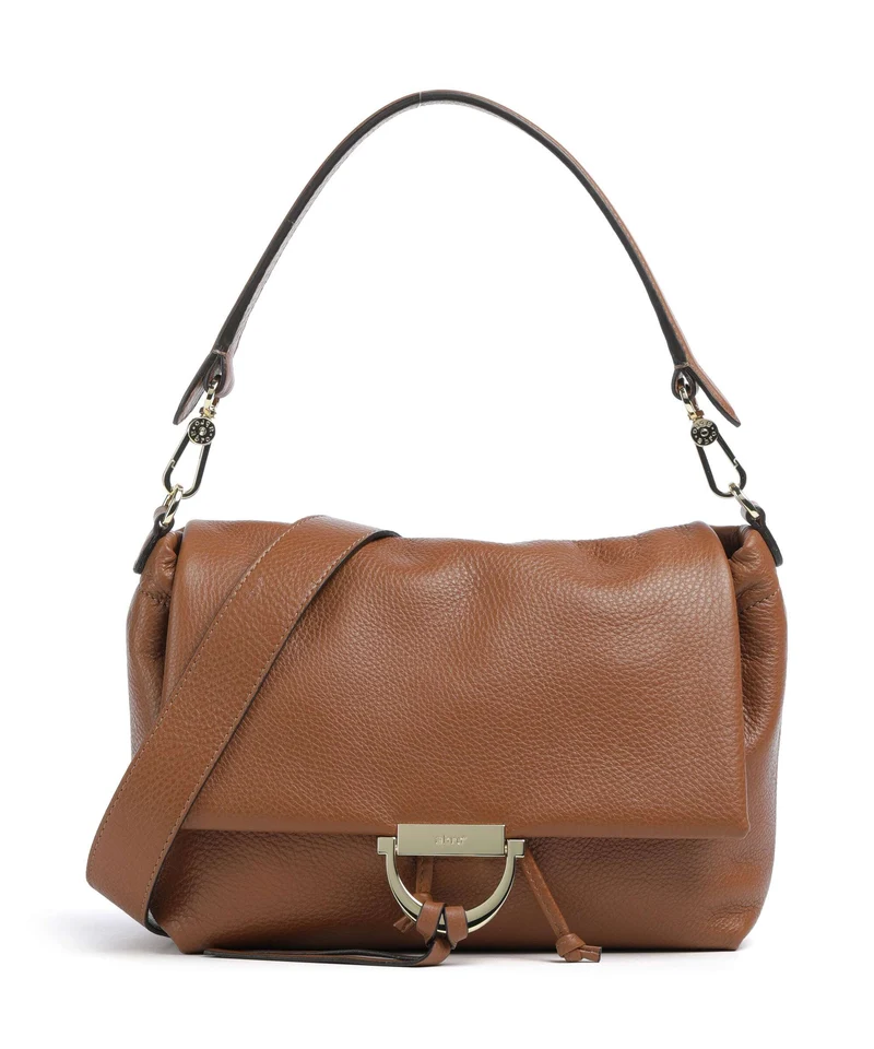 Abro Dalia Temi Medium Sac porté épaule caramel/cognac