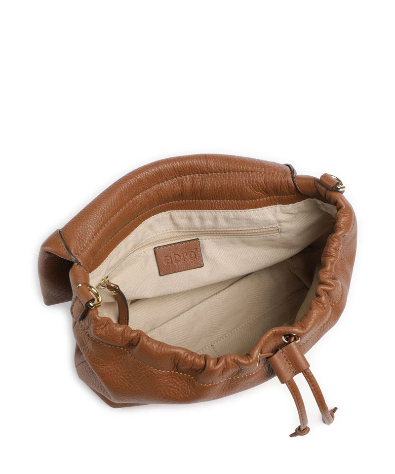 Abro Dalia Temi Medium Sac porté épaule caramel/cognac