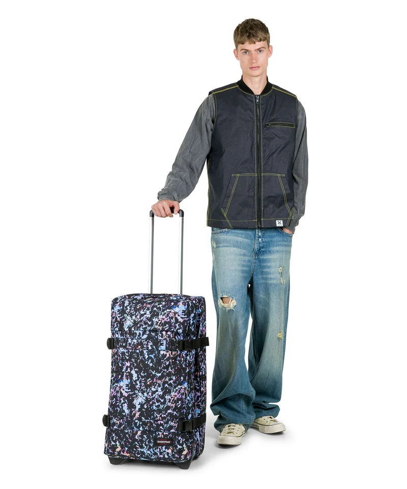 Eastpak Transit'R M Sac de voyage à roulettes camouflora light