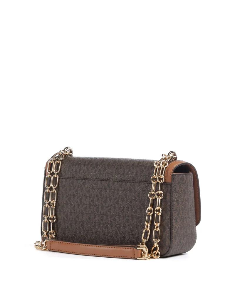 Michael Kors Tribeca Large Sac porté épaule brown/acorn