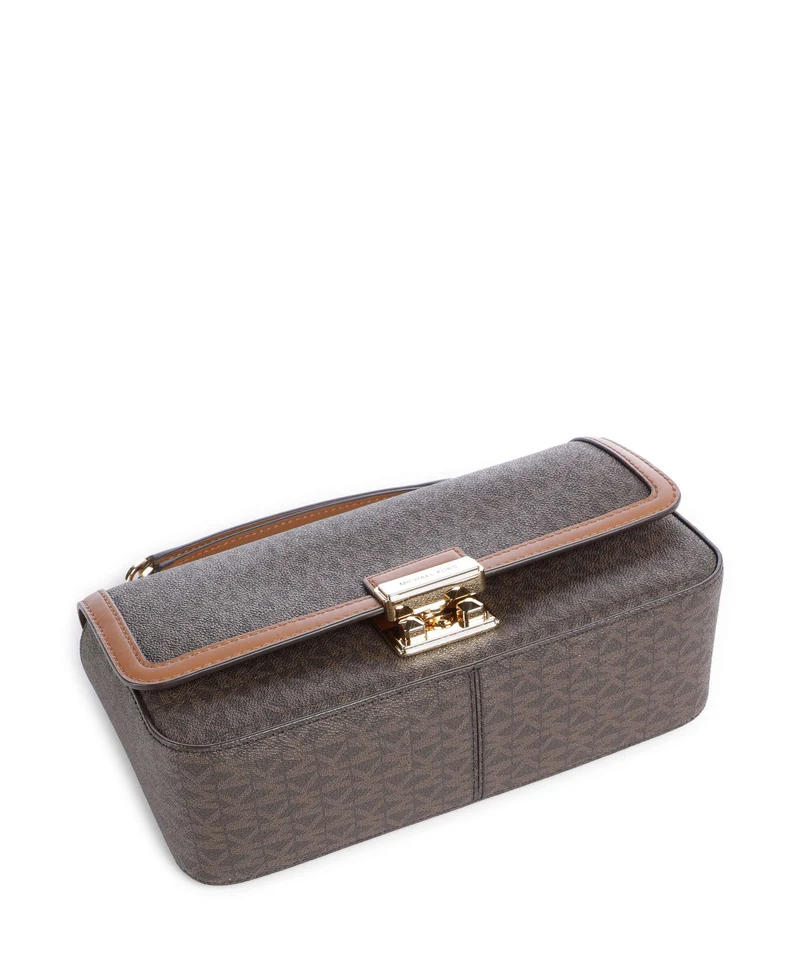 Michael Kors Tribeca Large Sac porté épaule brown/acorn