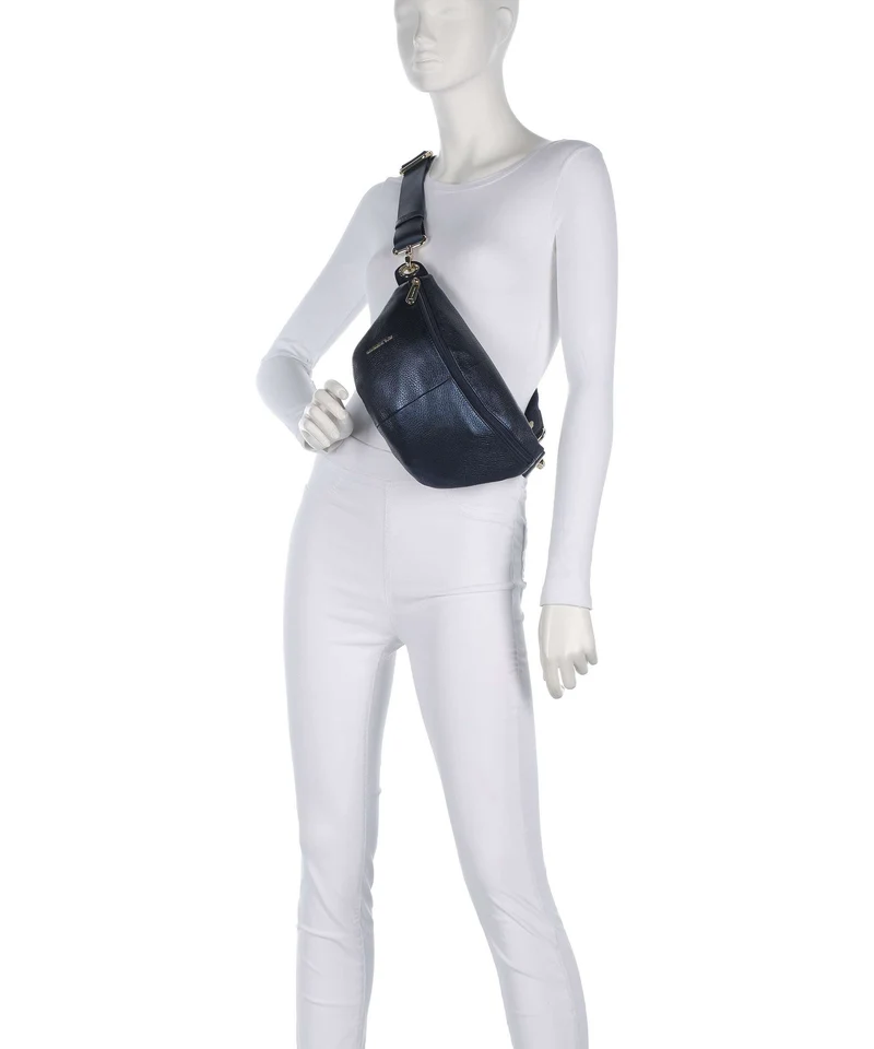 Mandarina Duck Mellow Metal Sac banane blue indigo