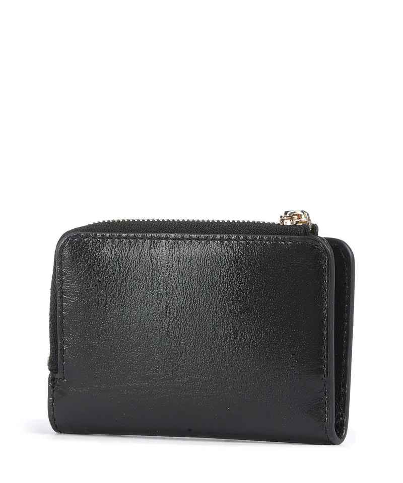 Coccinelle Metallic Shiny Smooth Portefeuille noir