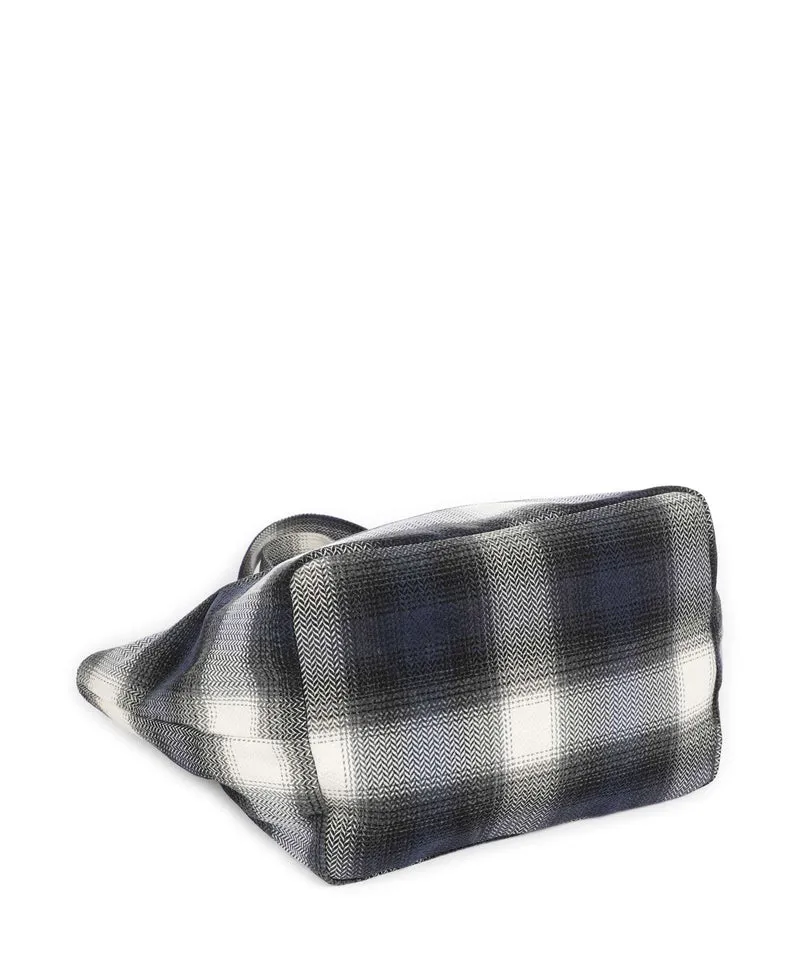 Les Visionnaires Alba Check Essential Cabas check navy