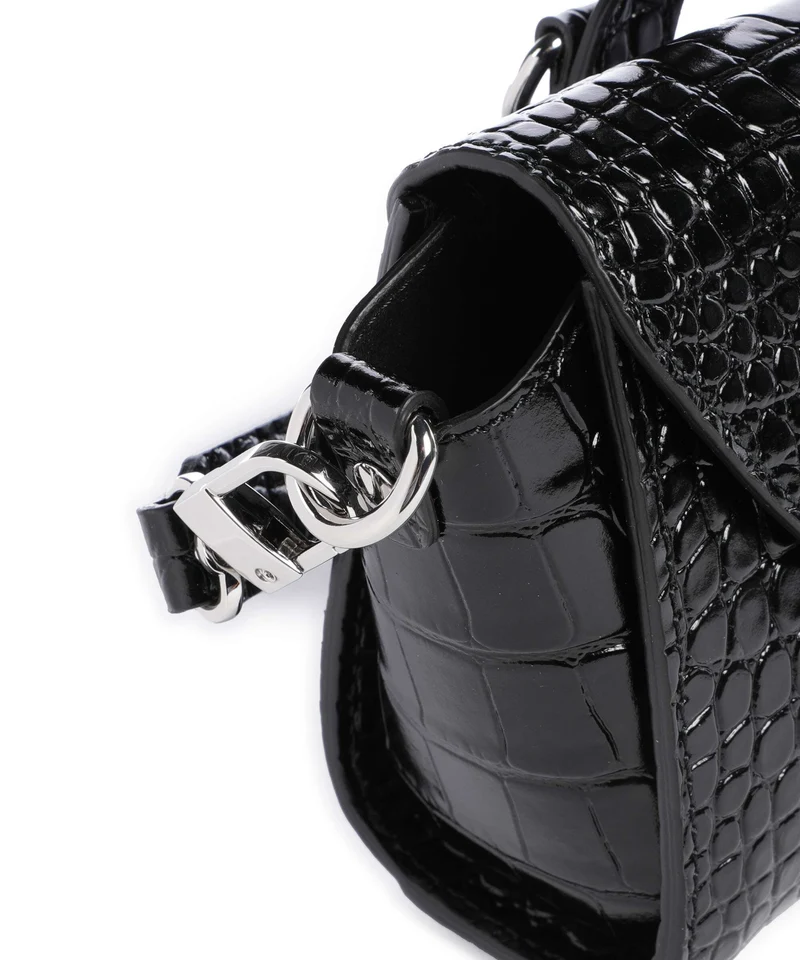 Vivienne Westwood Bettina Embossed Croc Mini Sac à main black