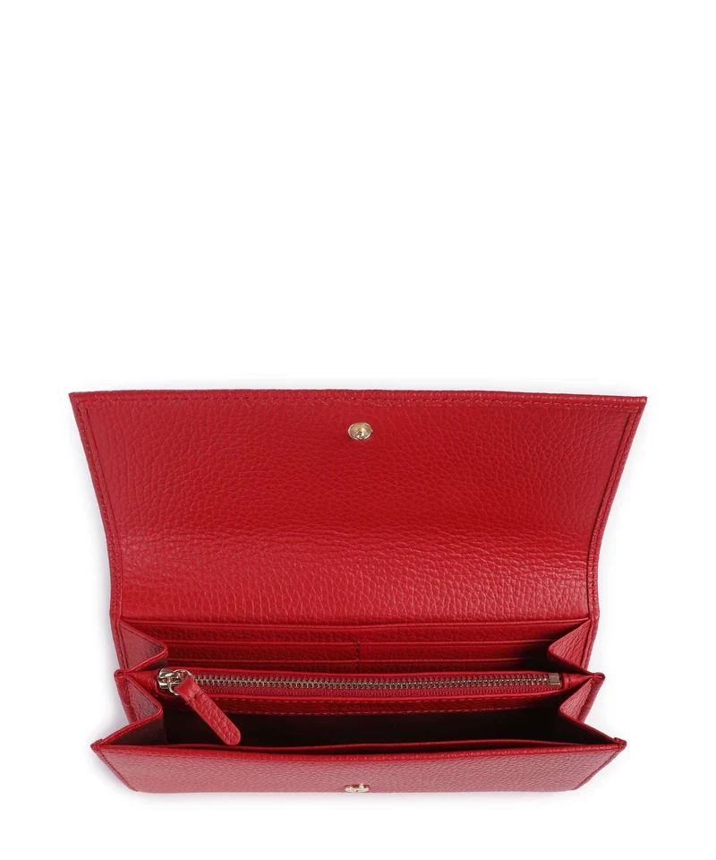 Coccinelle Metallic Soft Portefeuille scarlet