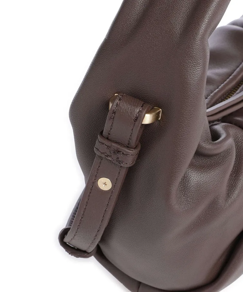 Les Visionnaires Greta Essential Silky Mini Sac bandoulière chocolate