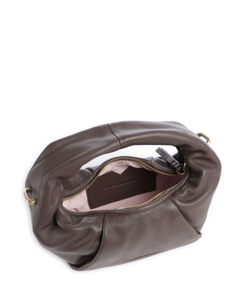 Les Visionnaires Greta Essential Silky Mini Sac bandoulière chocolate