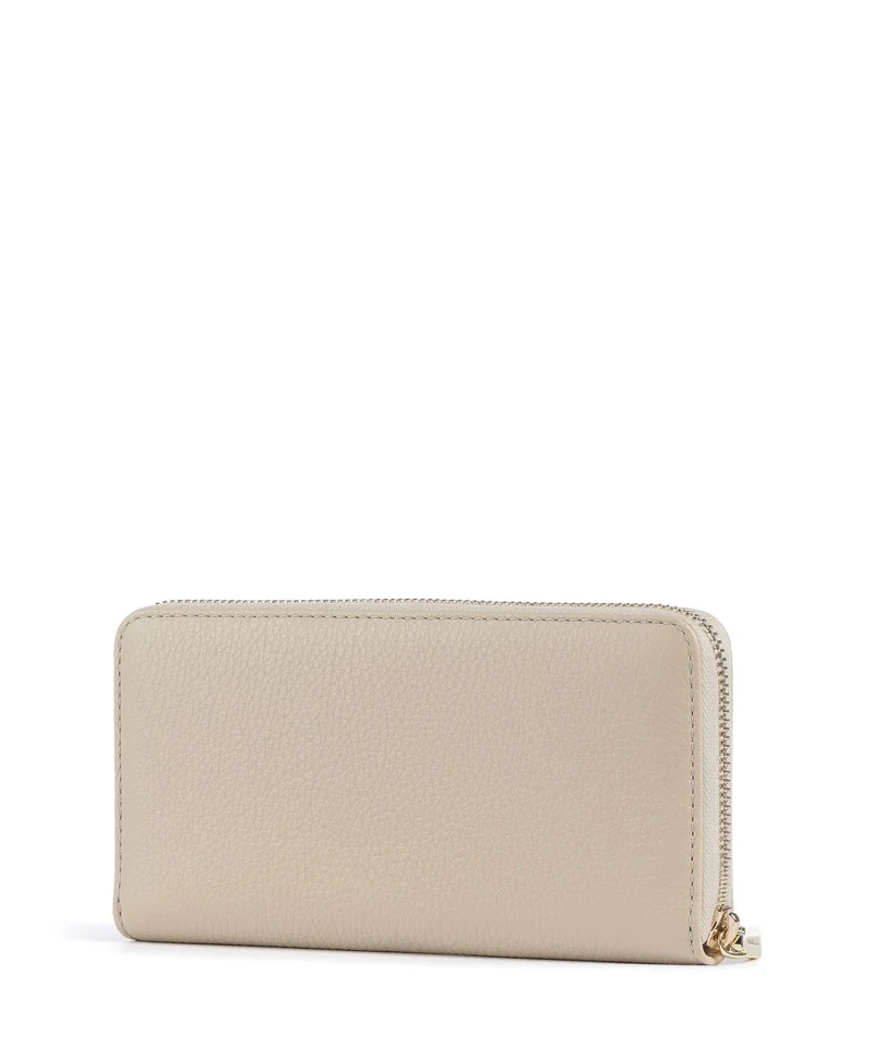 Coccinelle Metallic Soft Portefeuille sandshell