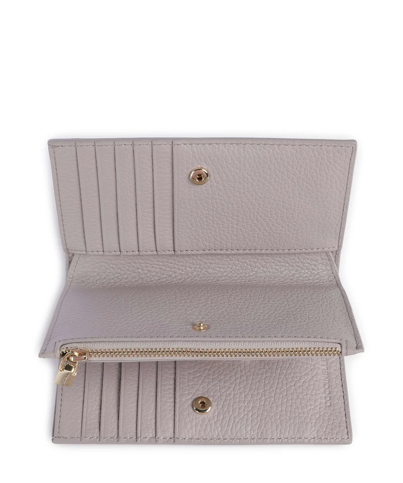 Coccinelle Metallic Soft Portefeuille oyster