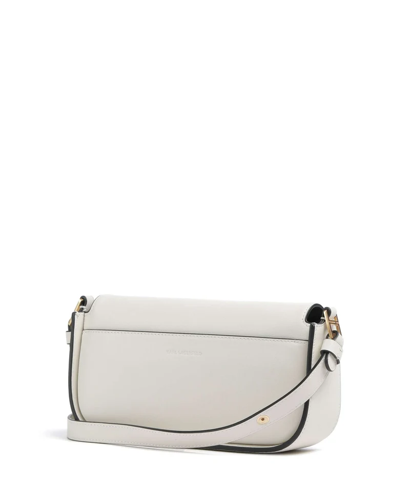 Karl Lagerfeld K/Signature Sac porté épaule off white