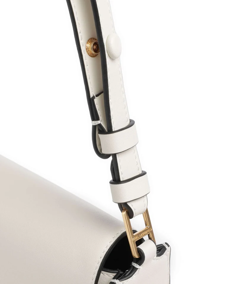 Karl Lagerfeld K/Signature Sac porté épaule off white