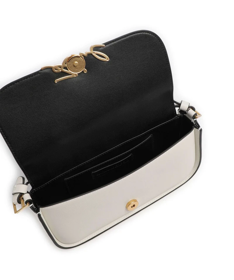 Karl Lagerfeld K/Signature Sac porté épaule off white