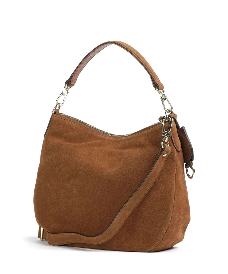 Abro Suede Juna Small Sac fourre-tout cuoio