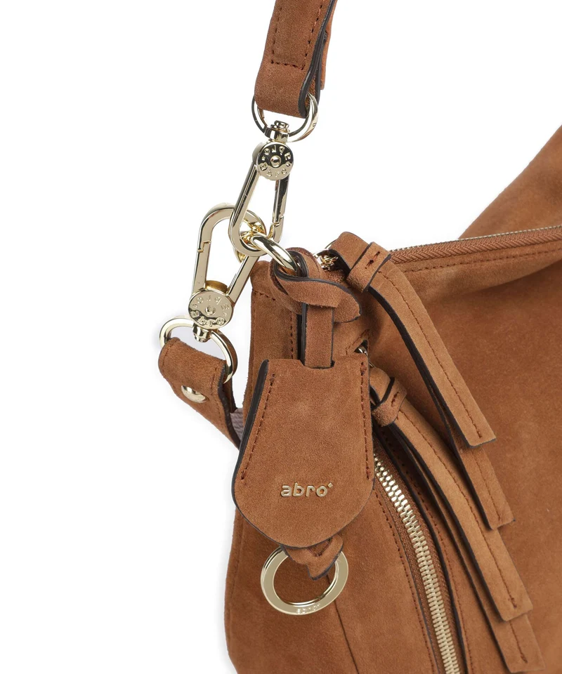 Abro Suede Juna Small Sac fourre-tout cuoio