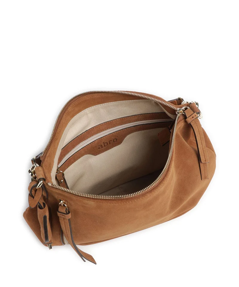 Abro Suede Juna Small Sac fourre-tout cuoio