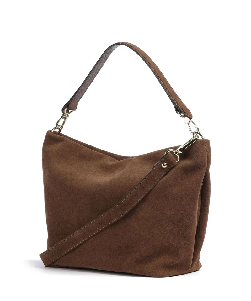 Abro Suede Ebony Sac fourre-tout wood