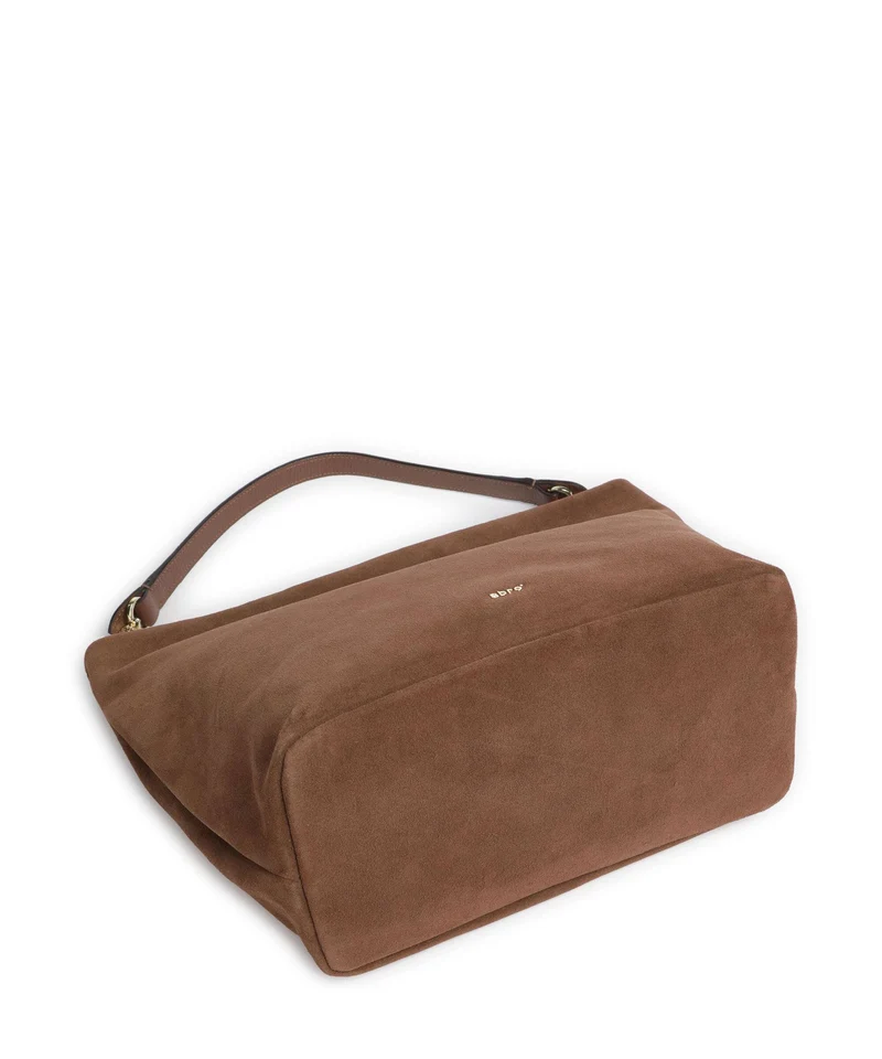 Abro Suede Ebony Sac fourre-tout wood