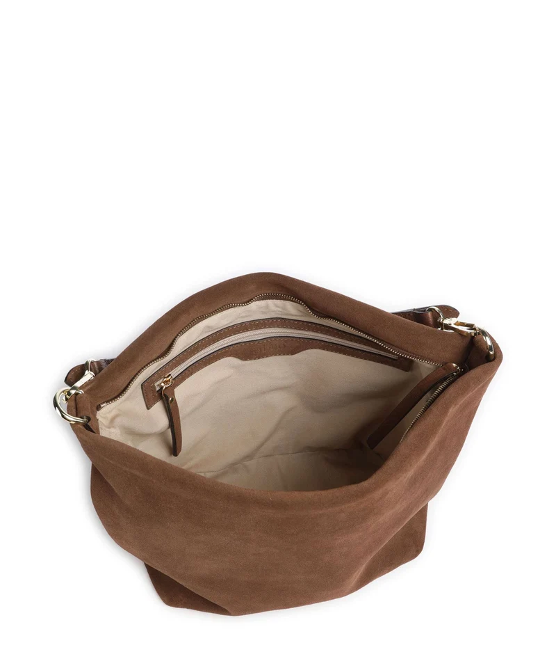 Abro Suede Ebony Sac fourre-tout wood