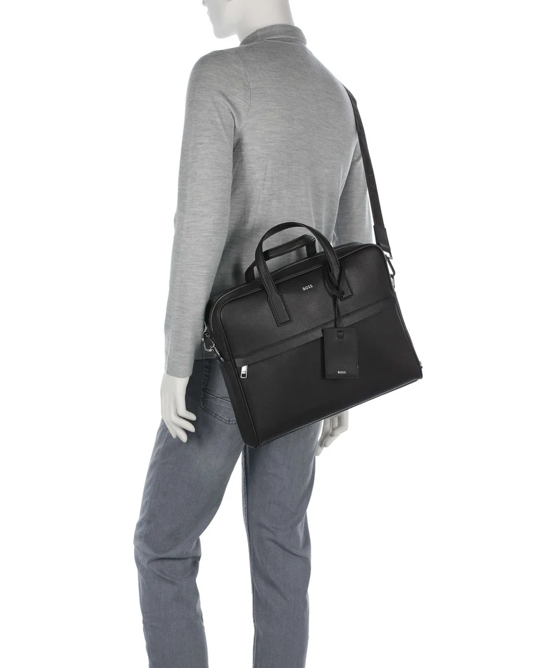 BOSS Zair Porte-document dark brown