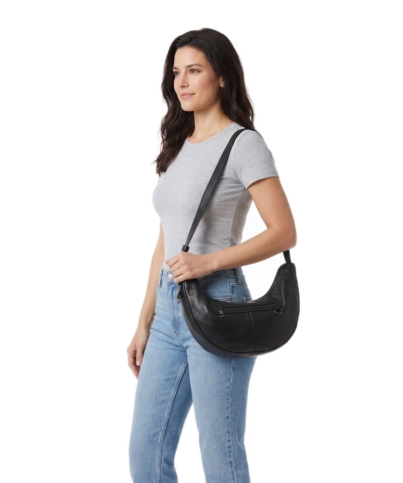 Liebeskind Moon Sheep Natural S Sac porté épaule black