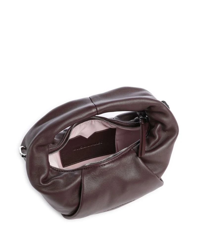 Les Visionnaires Greta Essential Silky Mini Sac bandoulière aubergine