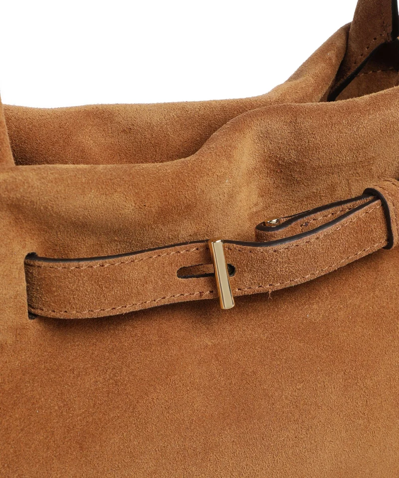 Abro Suede Jill Sac porté épaule cuoio