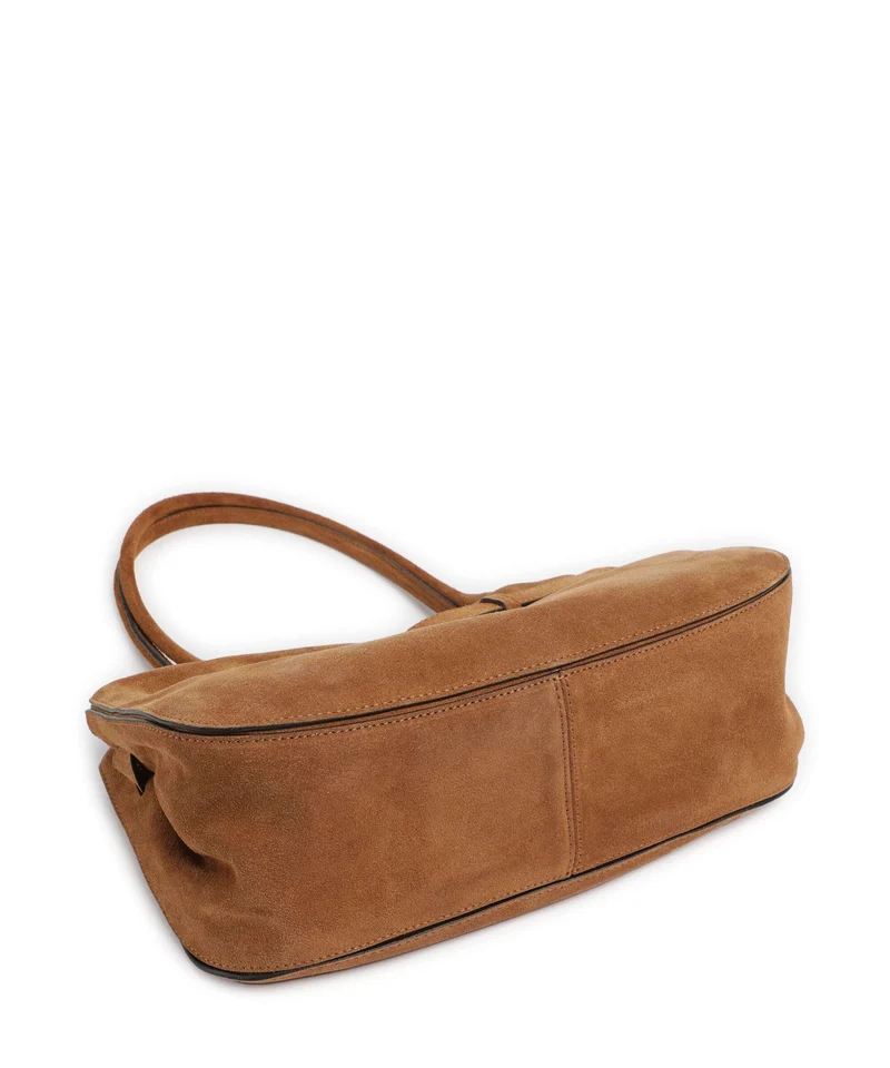 Abro Suede Jill Sac porté épaule cuoio