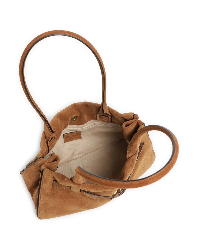 Abro Suede Jill Sac porté épaule cuoio