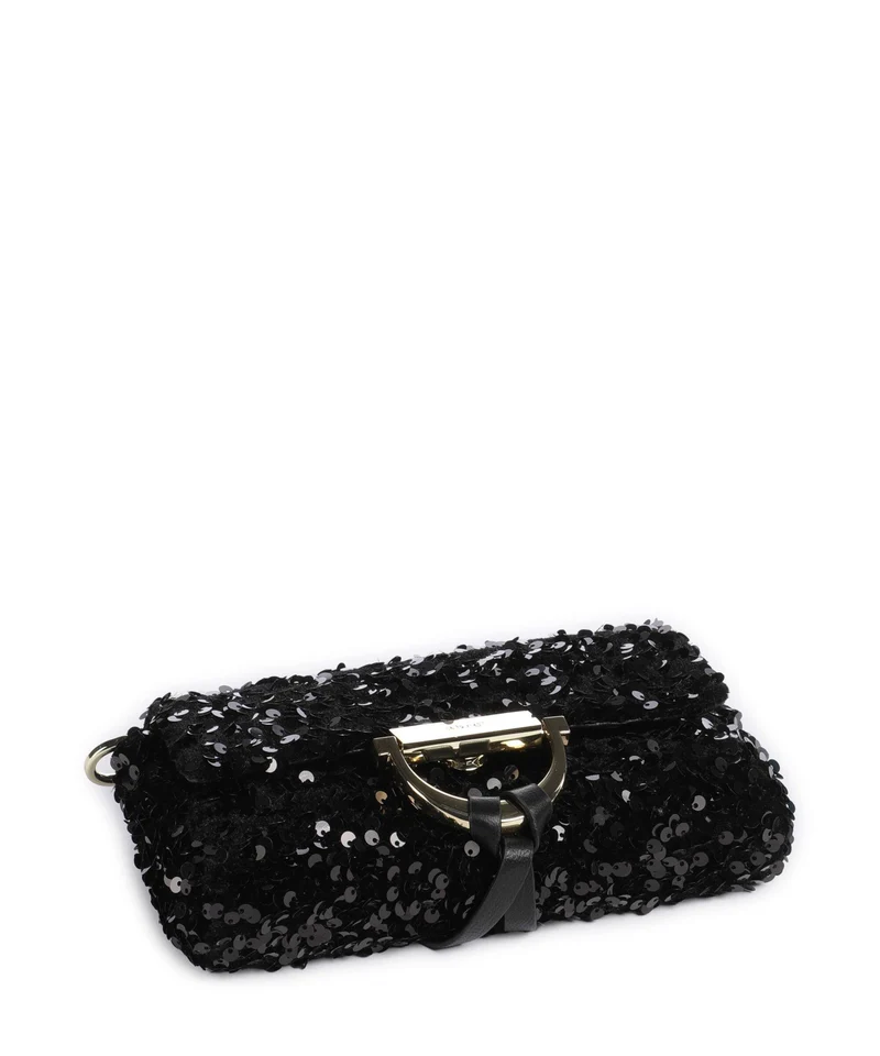 Abro Sequins Temi Sac porté épaule black/gold