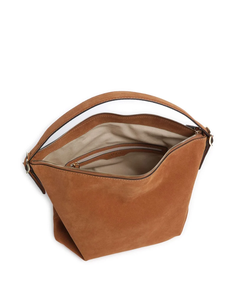 Abro Suede Carina Sac fourre-tout cuoio