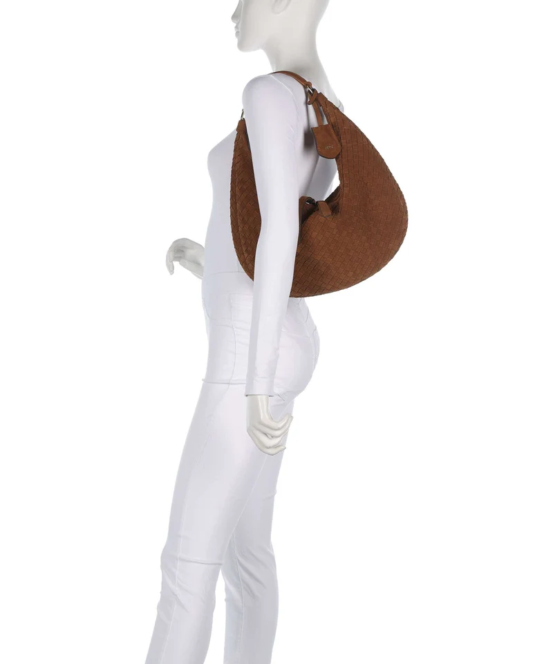 Abro Suede Nana Small Sac fourre-tout cuoio