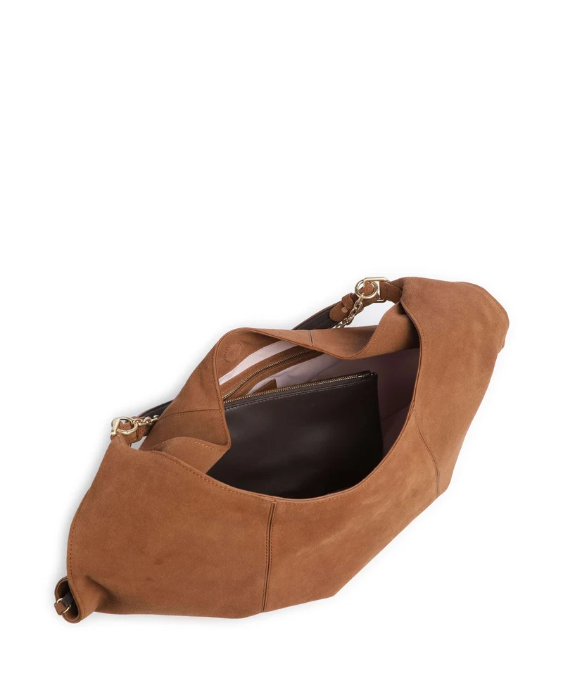 Les Visionnaires Amelie Cozy Chain Sac fourre-tout cognac