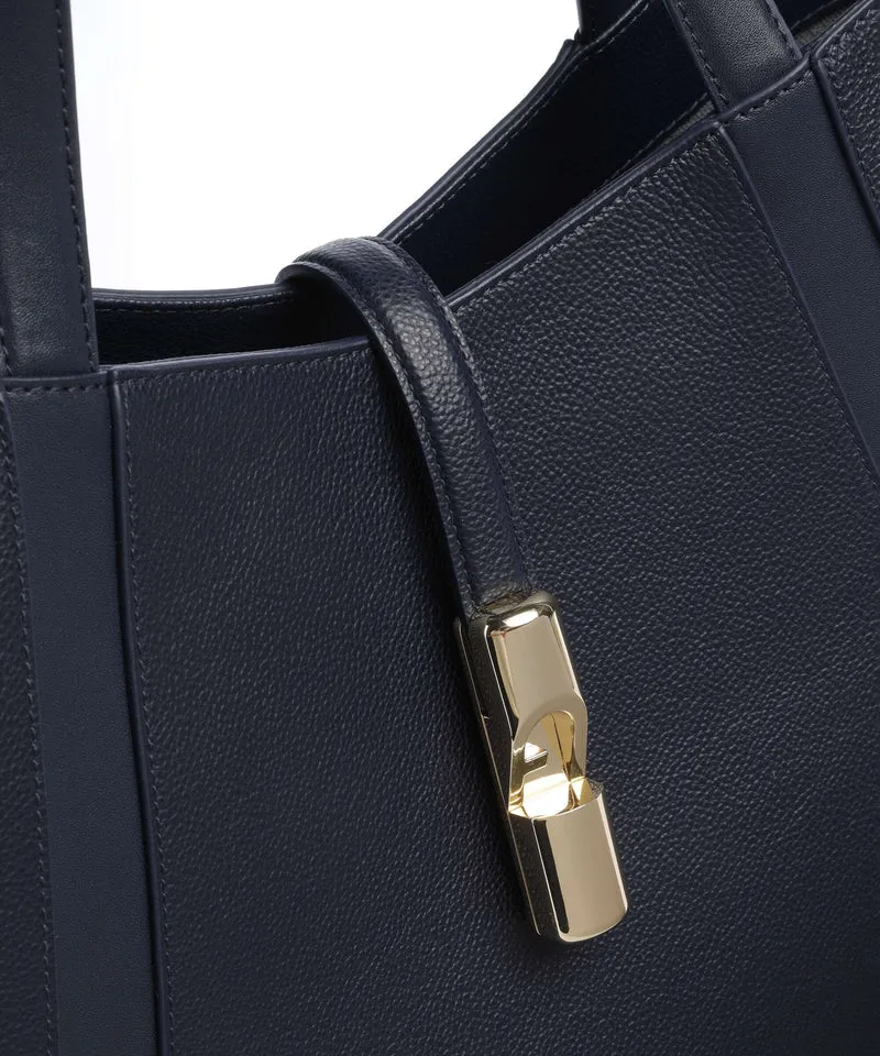 Furla Goccia L Cabas ink blue