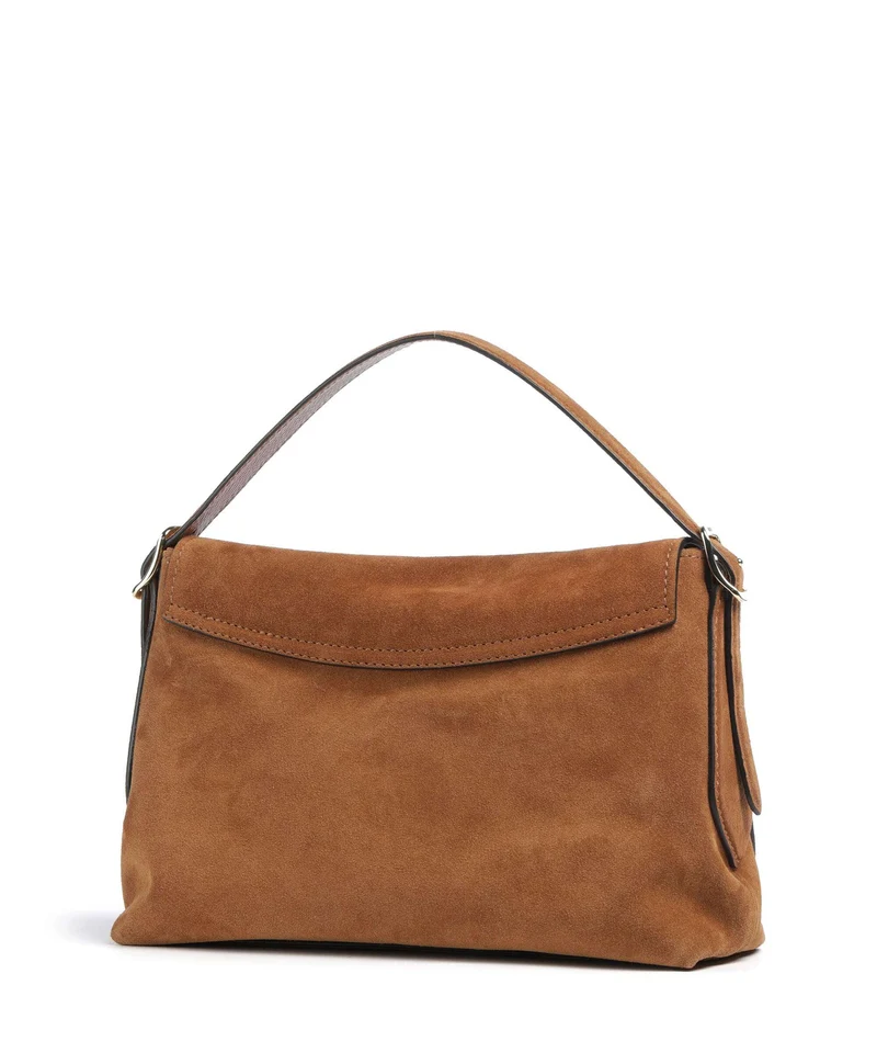Abro Suede Carina Sac porté épaule cuoio