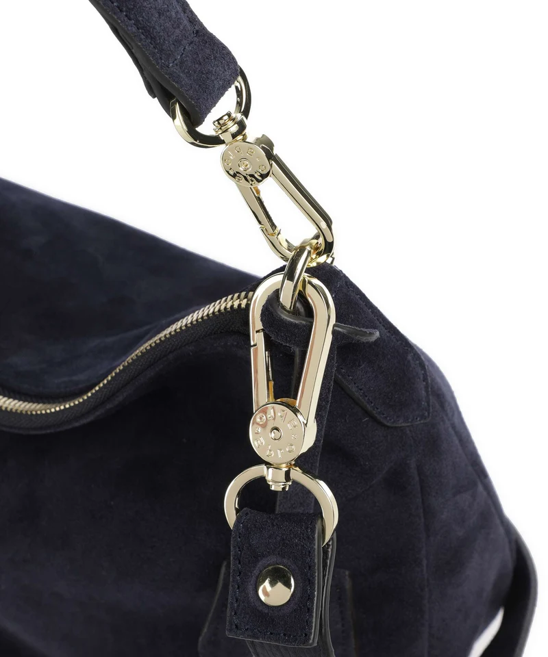Abro Suede Juna Small Sac fourre-tout navy
