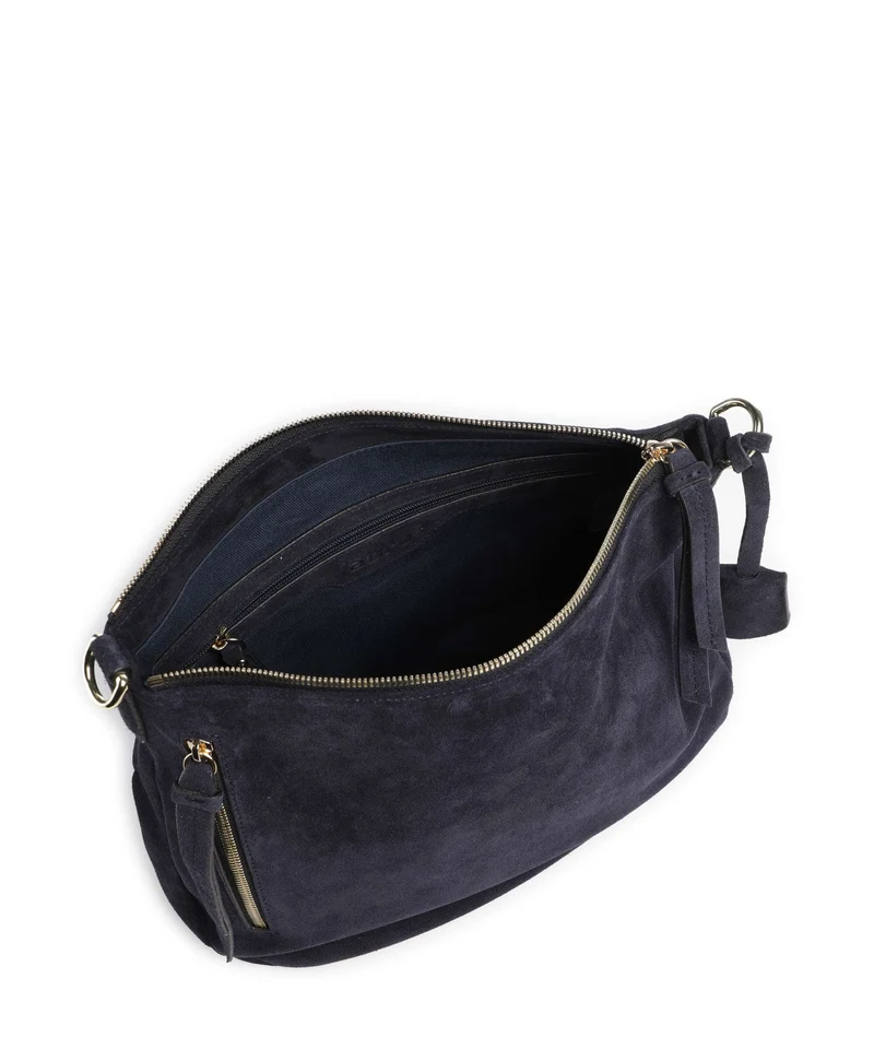 Abro Suede Juna Small Sac fourre-tout navy