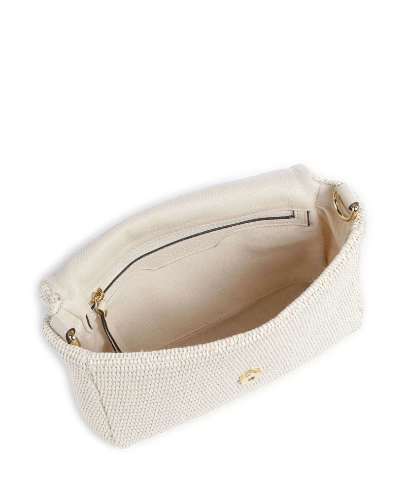 Abro Raffia Classica Temi Sac porté épaule beige