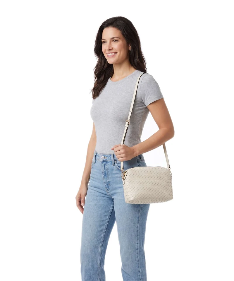 Abro Piuma Kaia Sac bandoulière beige